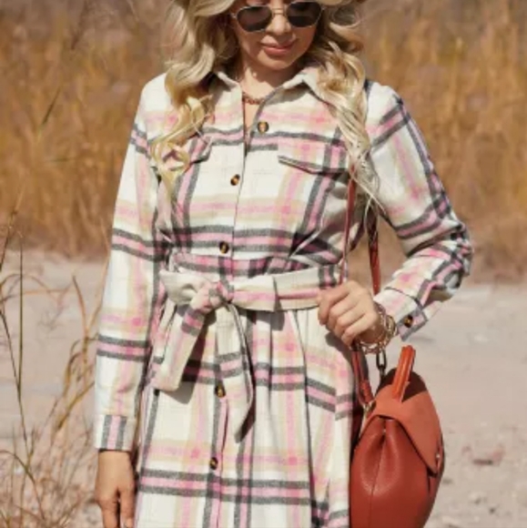 New plaid shirt dress - Picture 11 of 16
